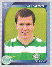 Gary Caldwell Celtic Glasgow samolepka UEFA Champions League 2008/09 #201